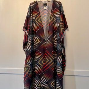 Threyda Kimono w/ Tassels - Psychedelic GORGEOUS Size XS/SM Unisex